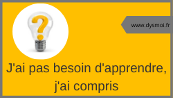 comprendre mémoriser dysmoi