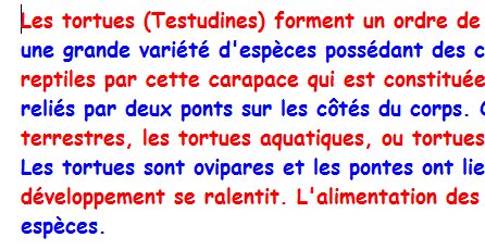 dysvocal texte 2 couleurs